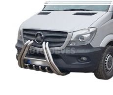 Защита переднего бампера Mercedes Benz Sprinter w906 фото 0