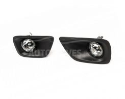 Fog lights Renault Logan MCV 2005-2008 - type: with led lamp фото 0