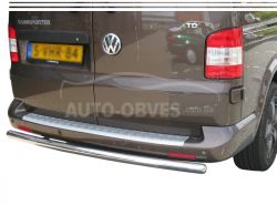 Volkswagen Caddy rear bumper protection - type: single pipe фото 0