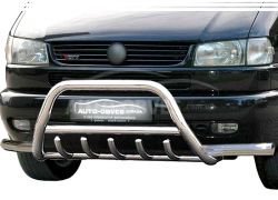 Захист переднього бампера Volkswagen T4 Transporter, Caravelle - тип: з дод трубками фото 0