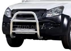 Isuzu D-max bull bar - type: without grill фото 0