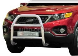 High bull bar Kia Sorento 2010-2012 - type: without grill, on order фото 0