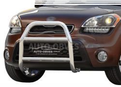 High bull bar Kia Soul 2009-2014 - type: without grill, on order фото 0