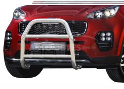 High bull bar Kia Sportage 2019-2021 - type: without grill, on order фото 0