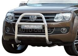 High bull bar VW Amarok 2011-2015 - type: without grill фото 0