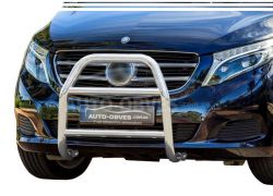Bull bar high Mercedes Vito, V-class 2014-2022 - type: without grill, on order фото 0
