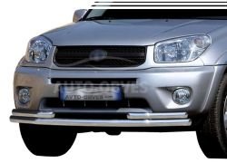 Front arch Toyota Rav4 2000-2006 - type: with additional pipes фото 0
