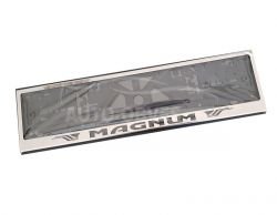License plate frame with Magnum logo фото 0