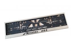 License plate frame with any car brand logo фото 0