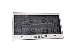 License plate frame for Tesla - 1 pc фото 0