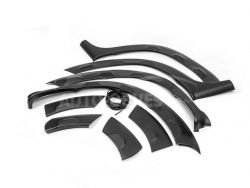 Renault Duster fender flares - type: high impact ABS plastic фото 0