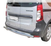 Renault Dokker rear bumper protection - type: single pipe фото 0