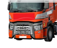 Renault C - truck bumper protection - color: black - additional service: LED installation -> 3-5 working days фото 0