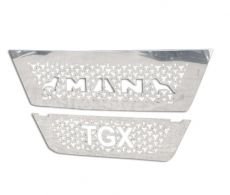 Radiator grille covers MAN TGX set option 7 фото 0