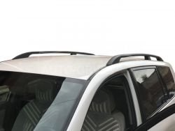 Рейлинги Volkswagen Sharan 2010-2017 - тип: абс крепления, цвет: черный фото 0