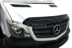 Дефлектор капота мухобойка Mercedes Sprinter 2013-2018 v1 - тип: турция фото 0