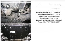 Защита двигателя Toyota Auris E180 2012... модиф. V-все кроме 1,3; 1,8 АКПП фото 0