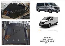 Защита топливного фильтра и лямбда зонда Opel Vivaro 2015-2019 модиф. V-все фото 0