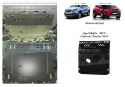 Защита двигателя Opel Mokka 2012-... модиф. V-1,4i фото 0