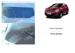 Захист радіатора Nissan Qashqai J10 2007-2014 модиф. V-всі захист радіатора, АКПП, МКПП фото 0