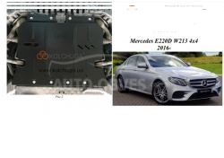 Engine protection Mercedes w213 E220 2016-... mod. V-2,0D automatic transmission, only 4x4 фото 0