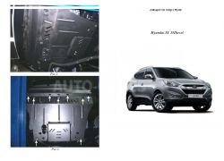 Захист двигуна Hyundai IX35 2010-... модиф. V-всі Дизель АКПП, МКПП, ZiPoFlex® \ фото 0