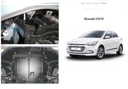 Защита двигателя Hyundai I-20 2014... модиф. V-1,4и фото 0