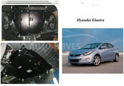 Engine protection Hyundai Elantra V MD 2011-2015 mod. V-all manual transmission, automatic transmission фото 0