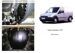 Защита двигателя Ford Connect 2002-2013 модиф. V-все фото 0