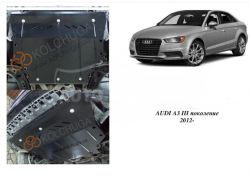 Захист двигуна Audi A3 2012-... модиф. V-1,8 TFSI; 2,0 TFSI; 1,6TDI 4х4, збірка USA EU фото 0