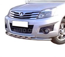 Bumper protection Great Wall Haval H3 - type: model with plates, on request up to 15 d фото 0