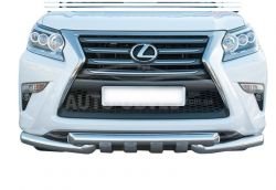 Bumper protection Lexus GX 460 - type: model, with plates фото 0