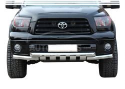 Защита бампера Toyota Tundra - тип: модельная с пластинами фото 0