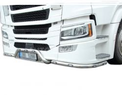 Front bumper protection Scania S - additional service: installation of diodes фото 0