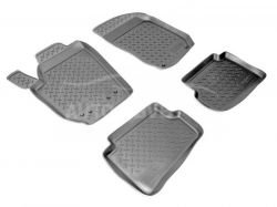 Floor mats Skoda Fabia 5J2, 5J5 2007-2014 - type: set, model фото 0