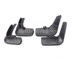 Mud flaps model Skoda Rapid 2013-2017 - type: set 4 pcs фото 0