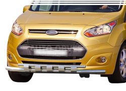 Bumper protection Ford Connect 2014-... - type: model with plates фото 0