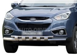 Bumper protection Hyundai ix35 - type: model with plates фото 0