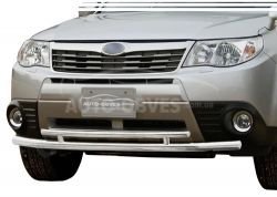 Двойная дуга Subaru Forester 2008-2012 - тип: на трубках фото 0