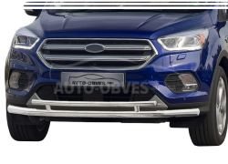 Double arc Ford Kuga 2017-2020 - type: on tubes фото 0