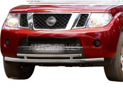 Двойная дуга Nissan Pathfinder 2010-2014 - тип: на трубках фото 0