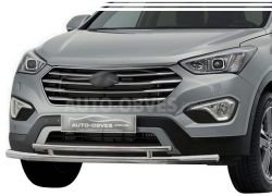 Подвійна дуга Hyundai Santa Fe 2013-2016 - тип: на трубках фото 0
