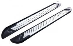 Aluminum running boards Ssangyong Actyon Sport 2006-2012 - Style: BMW фото 0