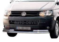Передняя дуга Volkswagen T5 2010-2015 - тип: з доп трубками фото 0