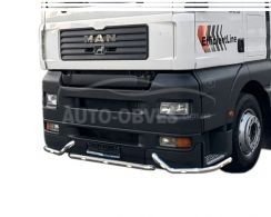 Front bumper protection MAN TGA euro 5, 6 - additional service: installation of diodes фото 0