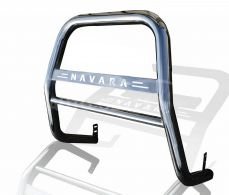 Защита переднего бампера Nissan Navara - тип: модельное изделие фото 0