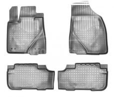 Floor mats Toyota Highlander 2014-2017 5 seats - type: set, model фото 0