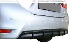 Накладка заднего бампера Toyota Corolla 2013-2019 - тип: диффузор фото 0