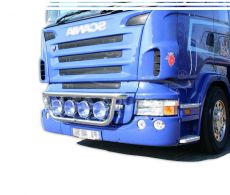Headlight holder Scania P service: installation of diodes фото 0