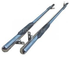 Side pipes with pads Mercedes ML 164 Ø:60 mm фото 0